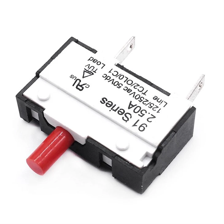 91 Series Thermal Mini Circuit Breaker Switch Push To Reset Overload Protector For Motor high quality