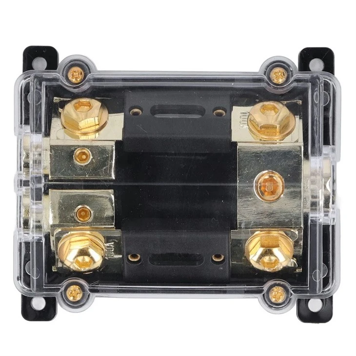 Car Audio Zinc Alloy Gold Plated ANL Fuse Holder factory