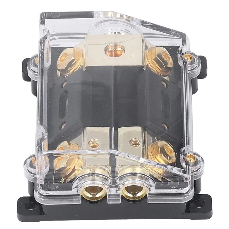 Car Audio Zinc Alloy Gold Plated ANL Fuse Holder high quality